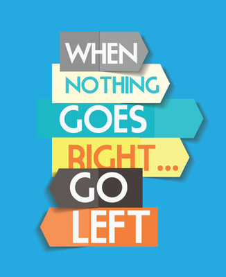 83% OFF on BeCrafty Go Left Poster Fine Art Print