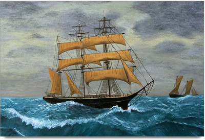 53% OFF on Vintage Ship in Sea Canvas Paint Laminated Poster Paper Print 53% OFF on Vintage Ship in Sea Canvas Paint Laminated Poster Paper Print