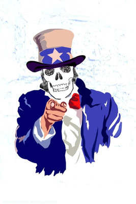 8% OFF on Uncle Sam Skull Photographic Paper
