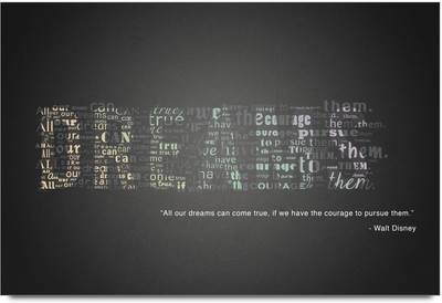 62% OFF on Walt Disney Quote Paper Print 62% OFF on Walt Disney Quote Paper Print