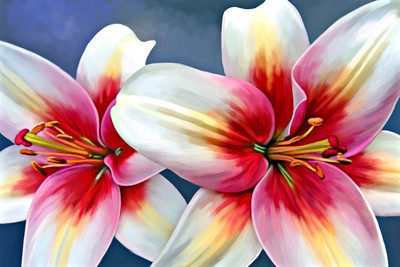 71% OFF on Floral Painting Canvas Art