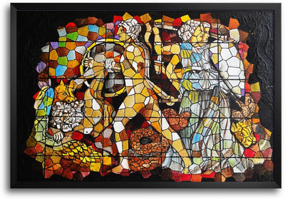 46% OFF on Abstract Block Paint Laminated Framed Paper Print 46% OFF on Abstract Block Paint Laminated Framed Paper Print