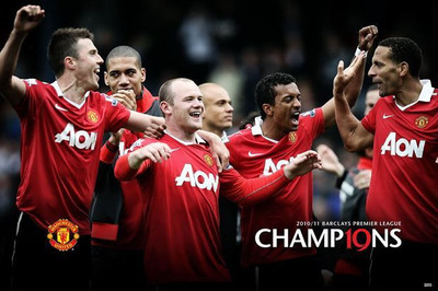 64% OFF on Manchester United Champions Ps00004660 Photographic Paper