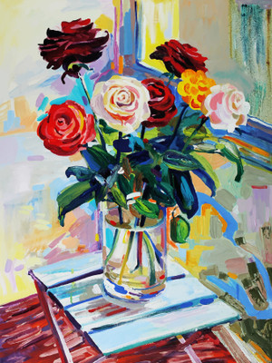 16% OFF on Wonder Images Beautiful Flower Vase Canvas Art With Back Framing Canvas Art 16% OFF on Wonder Images Beautiful Flower Vase Canvas Art With Back Framing Canvas Art