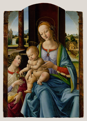12% OFF on Madonna And Child By Studio Of Lorenzo Di Credi Lorenzo D'Andrea D'Oderigo Italian Florentine About Fine Art Print