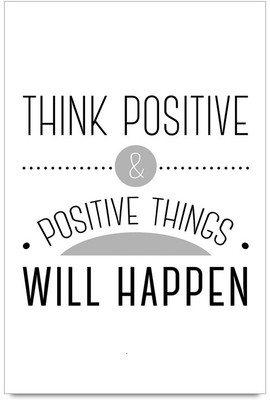 77% OFF on Shoprock Always Think Positive Quote Photographic Paper