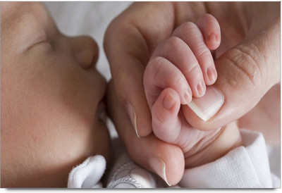 53% OFF on Little Baby with Mother's Fingers Laminated Poster Paper Print 53% OFF on Little Baby with Mother's Fingers Laminated Poster Paper Print