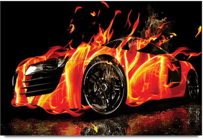 75% OFF on Amy 3d Car Fire Flame 3D Poster 75% OFF on Amy 3d Car Fire Flame 3D Poster
