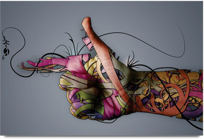 34% OFF on Amy Unique Abstract Hand 3D Poster 34% OFF on Amy Unique Abstract Hand 3D Poster