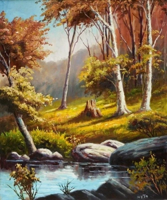 20% OFF on Stream by the Forest Canvas Art 20% OFF on Stream by the Forest Canvas Art