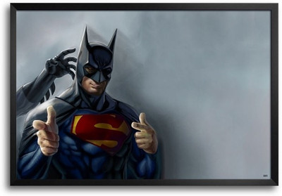 53% OFF on Superman Batman Fp00004624 Framed Photographic Paper 53% OFF on Superman Batman Fp00004624 Framed Photographic Paper