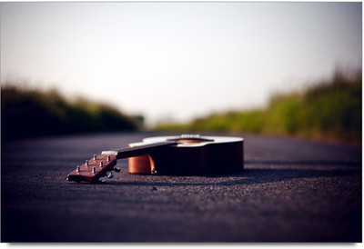 34% OFF on 3D Guitar Paper Print