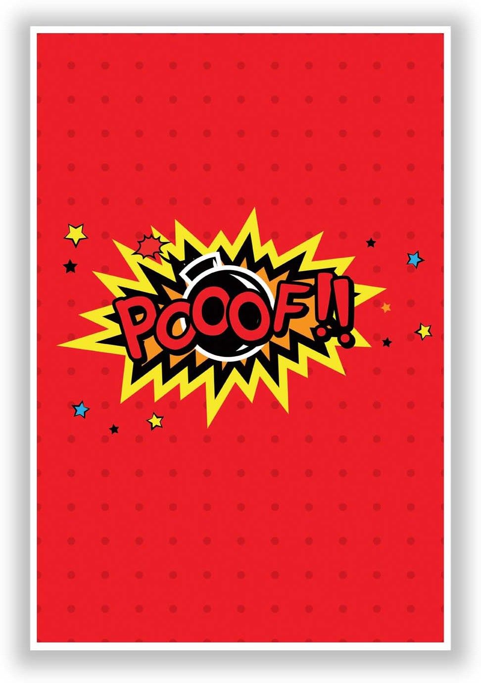 50% OFF on Pooof Comic Sound Quirky Illustration Funny Graphic Design Paper Print 50% OFF on Pooof Comic Sound Quirky Illustration Funny Graphic Design Paper Print
