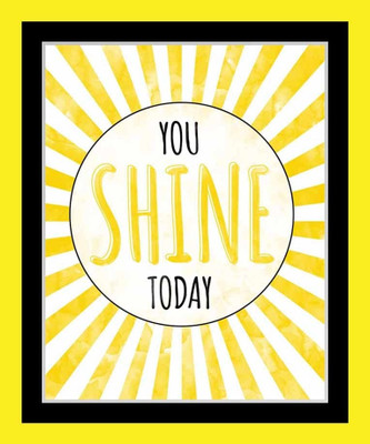 42% OFF on Painting Mantra Framed - You Shine Today Paper Print