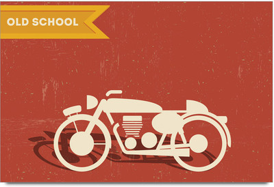 58% OFF on Old School Vinatge Motorcycle Poster Paper Print 58% OFF on Old School Vinatge Motorcycle Poster Paper Print