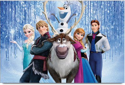 75% OFF on Colorful Frozen High Resolution Paper Print 75% OFF on Colorful Frozen High Resolution Paper Print