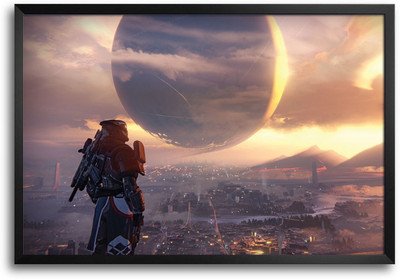 46% OFF on Fantasy Gamer Universe Artwork Laminated Framed Paper Print