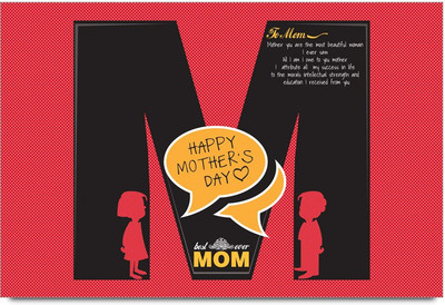 53% OFF on Happy Mother's Day -SMFP00002235 Laminated Poster Paper Print