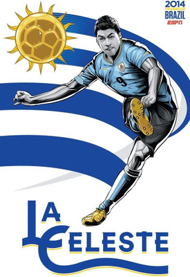 12% OFF on World Cup Poster - Uruguay Photographic Paper