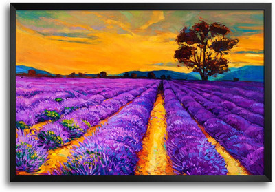 46% OFF on Purple Bushes Field Laminated Framed Paper Print 46% OFF on Purple Bushes Field Laminated Framed Paper Print