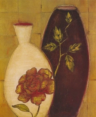 79% OFF on Painting Without Frame - Fade Pots Canvas Art