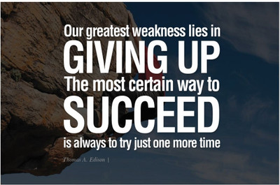 75% OFF on Artmagik Do Not Give Up Poster Fine Art Print