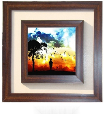 26% OFF on Lila Painting DVL- M- 220 With Wooden Frame Canvas Art