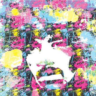 35% OFF on Jimi Hendrix - Color Pattern Paper Print