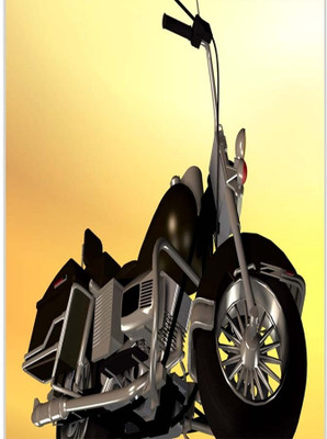 37% OFF on Awesome Bike Digital Art Poster (12 x 18 Inches) by Shopkeeda Paper Print