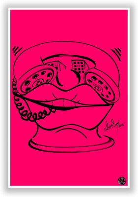 37% OFF on PosterGuy Smooth Operator Graphic Illustration Poster Paper Print