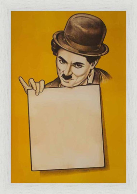 54% OFF on Charlie Chaplin Framed Poster Fine Art Print