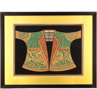 10% OFF on Royal Green Costume Painting Canvas Art