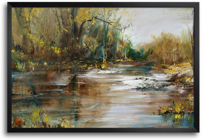 46% OFF on Oil Paint Landscape Laminated Framed Paper Print 46% OFF on Oil Paint Landscape Laminated Framed Paper Print