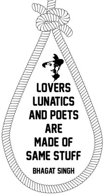 37% OFF on Lovers Lunatics Bhagat Singh Noose Paper Print