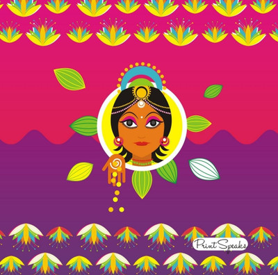 Lakshmi Canvas Art Mounted on frame Canvas Art