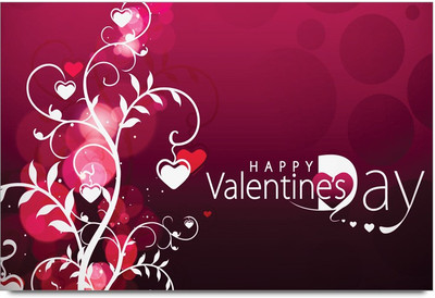 34% OFF on Amy Abstract Heart Art Valentine 3D Poster