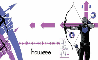 75% OFF on Artmagik Hawkeye Poster Fine Art Print