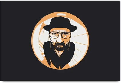 53% OFF on Walter White Artwork Poster Paper Print 53% OFF on Walter White Artwork Poster Paper Print
