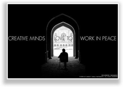 27% OFF on Creative Minds Inspirational Poster Paper Print