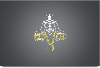 53% OFF on Dark Side Mask Minimal Poster Paper Print