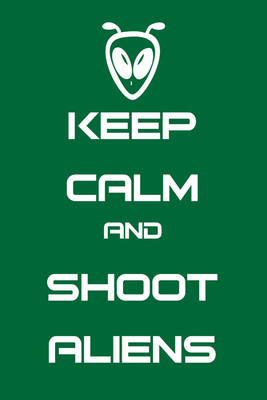 8% OFF on Shoot Aliens Paper Print 8% OFF on Shoot Aliens Paper Print