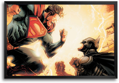 46% OFF on ShopMantra Superman Vs Batman Laminated Frame Poster Paper Print 46% OFF on ShopMantra Superman Vs Batman Laminated Frame Poster Paper Print