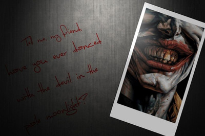 62% OFF on Joker Quote Poster Photographic Paper