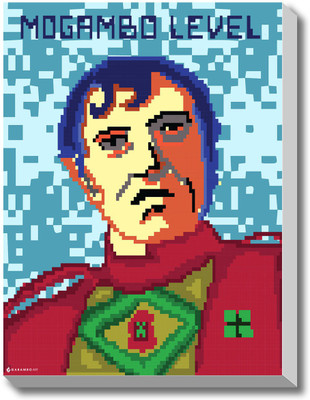 Pixel Mogambo Canvas Art Pixel Mogambo Canvas Art