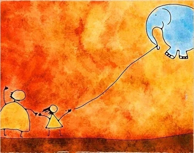 77% OFF on Painting Without Frame - Small Elephant Canvas Art