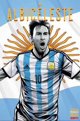 12% OFF on World Cup Poster - Argentina Photographic Paper