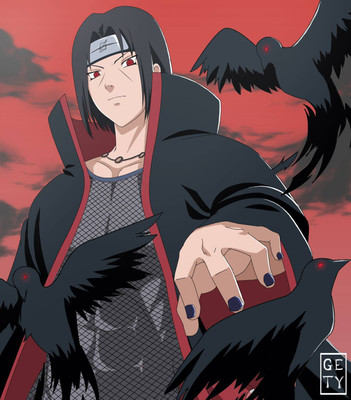 53% OFF on Itachi Uchiha (A) Fine Art Print