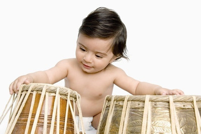 70% OFF on Baby With Drums Poster131541 Photographic Paper