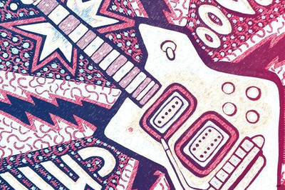 64% OFF on Guitar Design Photographic Paper