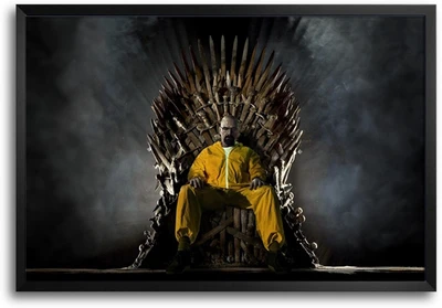 46% OFF on ShopMantra Walter White On Throne Laminated Frame Poster Paper Print 46% OFF on ShopMantra Walter White On Throne Laminated Frame Poster Paper Print